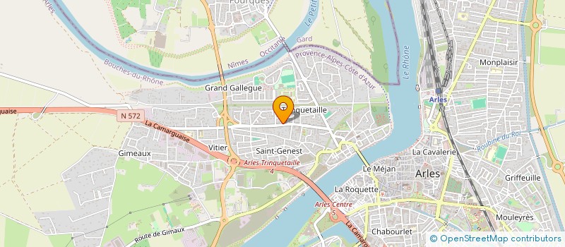 localisation de l'entreprise SOCIETE CIVILE IMMOBILIERE G.M.C. à ARLES