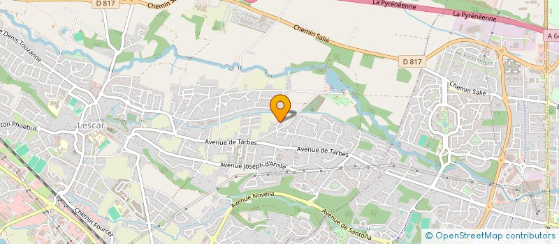 localisation de l'entreprise SOCIETE CIVILE IMMOBILIERE G.M.L.S  LESCAR