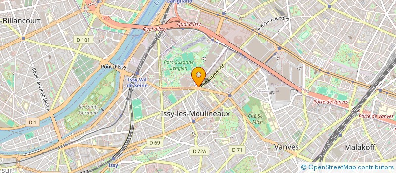 localisation de l'entreprise SOCIETE CIVILE IMMOBILIERE G N K à ISSY-LES-MOULINEAUX