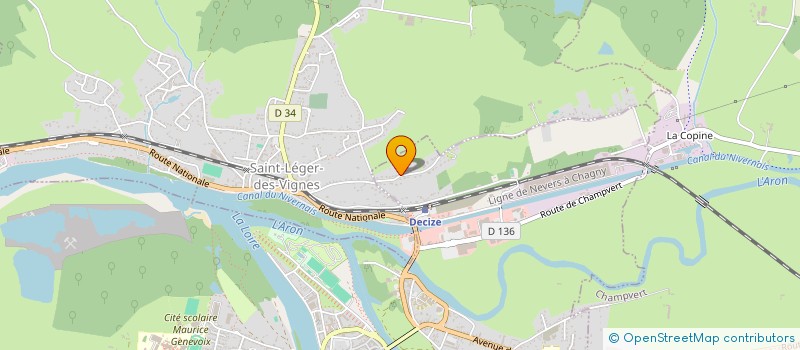 localisation de l'entreprise SOCIETE CIVILE IMMOBILIERE G & P à DECIZE