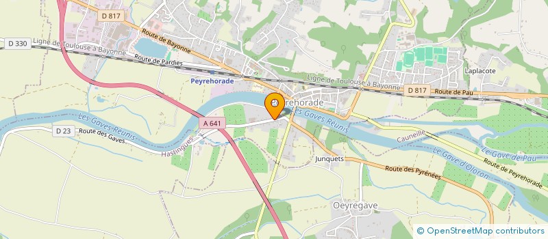 localisation de l'entreprise SOCIETE CIVILE IMMOBILIERE G.T.  PEYREHORADE