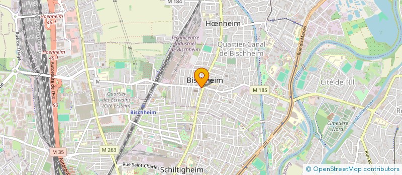 localisation de l'entreprise SOCIETE CIVILE IMMOBILIERE G.T.T.  BISCHHEIM