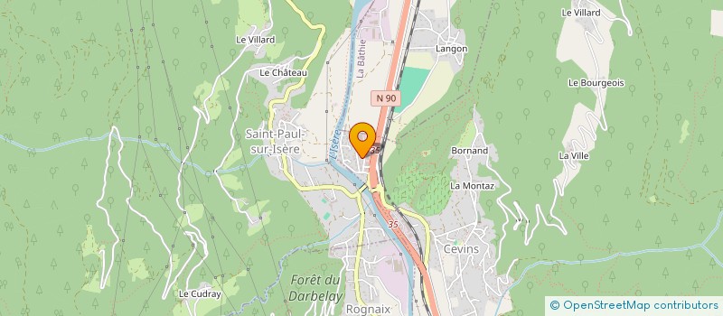 localisation de l'entreprise SOCIETE CIVILE IMMOBILIERE GABY  CEVINS