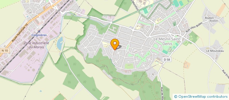 localisation de l'entreprise SOCIETE CIVILE IMMOBILIERE GAETAN  LE MESNIL-SAINT-DENIS