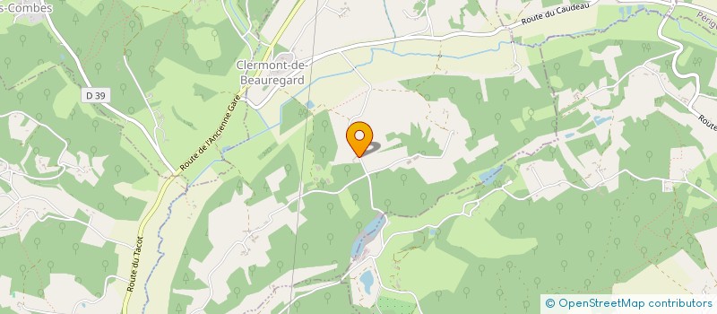 localisation de l'entreprise SOCIETE CIVILE IMMOBILIERE GALATHEE  CLERMONT DE BEAUREGARD