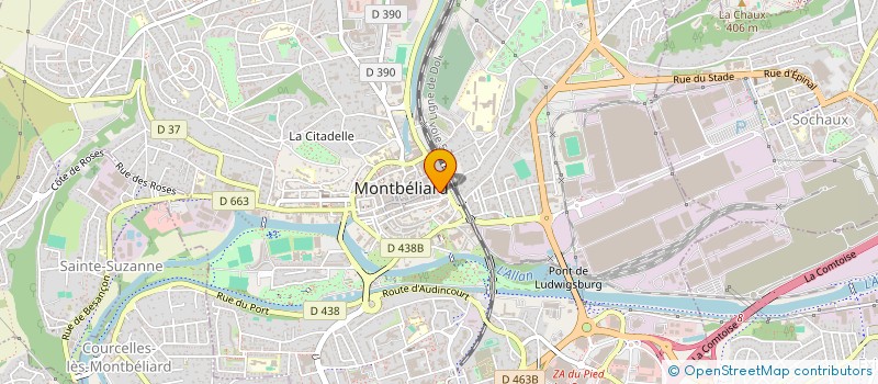 localisation de l'entreprise SOCIETE CIVILE IMMOBILIERE GALEOS à MONTBELIARD