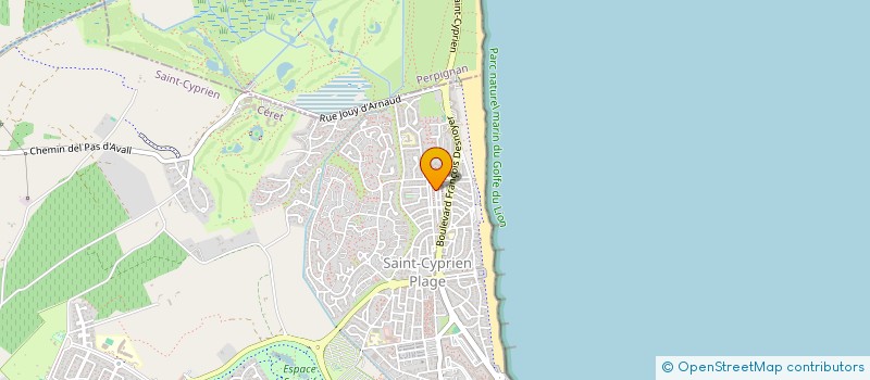 localisation de l'entreprise SOCIETE CIVILE IMMOBILIERE GALILEI  SAINT-CYPRIEN