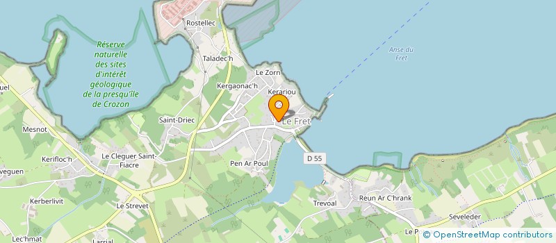 localisation de l'entreprise SOCIETE CIVILE IMMOBILIERE GALLESIO EN ABREGE SCI GALLESIO  CROZON