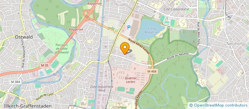 localisation de l'entreprise SOCIETE CIVILE IMMOBILIERE GANDELMAN  ILLKIRCH-GRAFFENSTADEN