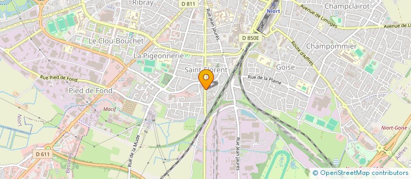 localisation de l'entreprise SOCIETE CIVILE IMMOBILIERE GARNIER  NIORT