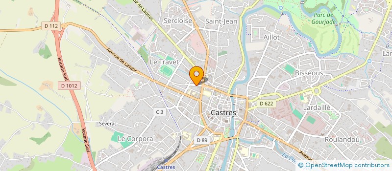 localisation de l'entreprise SOCIETE CIVILE IMMOBILIERE GARREAU GAZEL  CASTRES