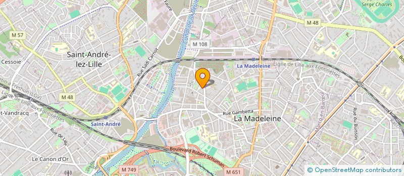 localisation de l'entreprise SOCIETE CIVILE IMMOBILIERE GARSTKA MAILLE à LA MADELEINE
