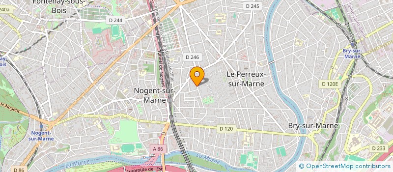localisation de l'entreprise SOCIETE CIVILE IMMOBILIERE GAUDIMMOTHE  LE PERREUX-SUR-MARNE