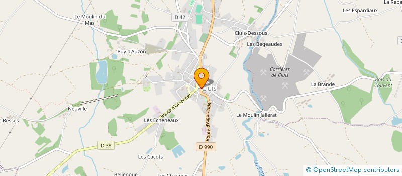 localisation de l'entreprise SOCIETE CIVILE IMMOBILIERE GAULTIER-BLERON à CLUIS