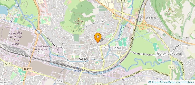 localisation de l'entreprise SOCIETE CIVILE IMMOBILIERE GAV à VESOUL