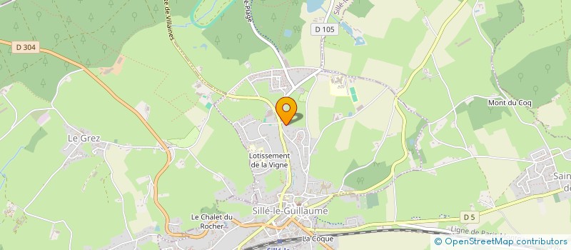 localisation de l'entreprise SOCIETE CIVILE IMMOBILIERE GAVARNIE  SILLE LE GUILLAUME