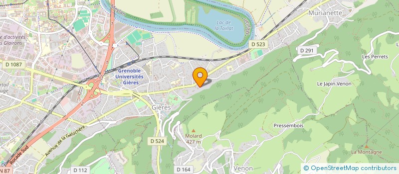 localisation de l'entreprise SOCIETE CIVILE IMMOBILIERE GB-GP  GIERES