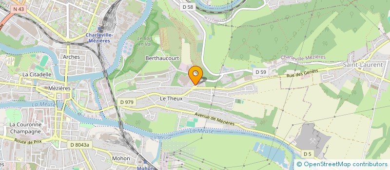 localisation de l'entreprise SOCIETE CIVILE IMMOBILIERE GBA à CHARLEVILLE-MEZIERES