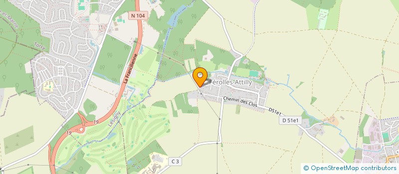 localisation de l'entreprise SOCIETE CIVILE IMMOBILIERE GDCC FAMILY  FEROLLES-ATTILLY