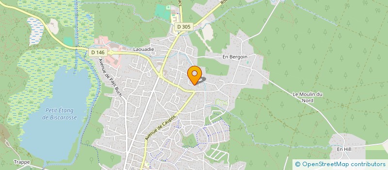 localisation de l'entreprise SOCIETE CIVILE IMMOBILIERE GEHAUD  BISCARROSSE