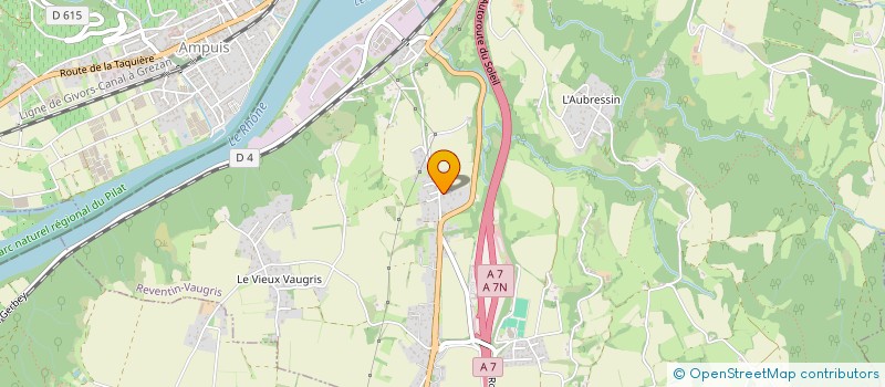 localisation de l'entreprise SOCIETE CIVILE IMMOBILIERE GEM'INVESTISSEMENT  REVENTIN-VAUGRIS