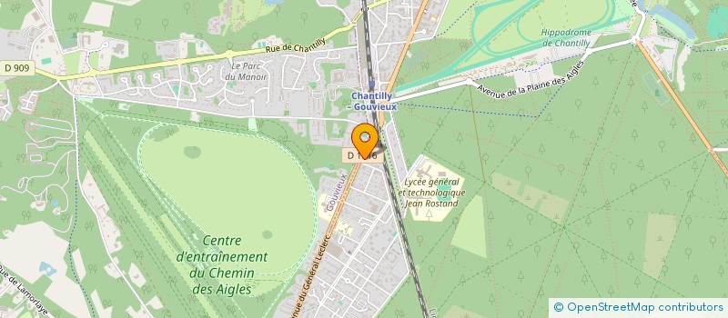 localisation de l'entreprise SOCIETE CIVILE IMMOBILIERE GEMINI  CHANTILLY