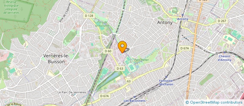 localisation de l'entreprise SOCIETE CIVILE IMMOBILIERE GENERALE DE GESTION ET DE LOCATIONS DIVERSES à VERRIERES-LE-BUISSON
