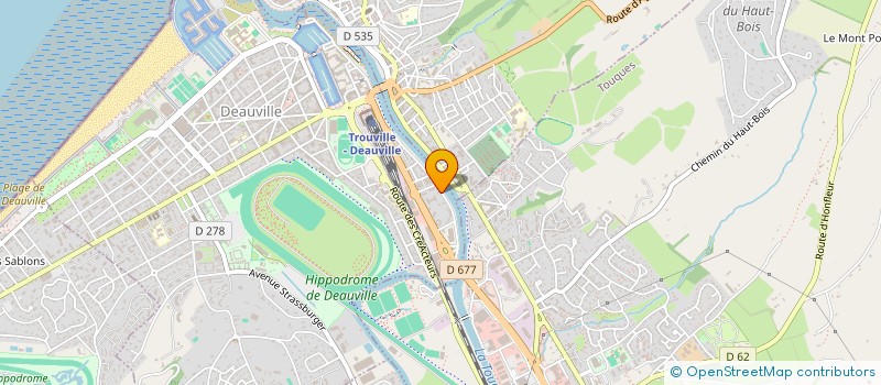 localisation de l'entreprise SOCIETE CIVILE IMMOBILIERE GEORGE II à DEAUVILLE