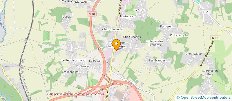 localisation de l'entreprise SOCIETE CIVILE IMMOBILIERE GERAL à BOURG-CHARENTE