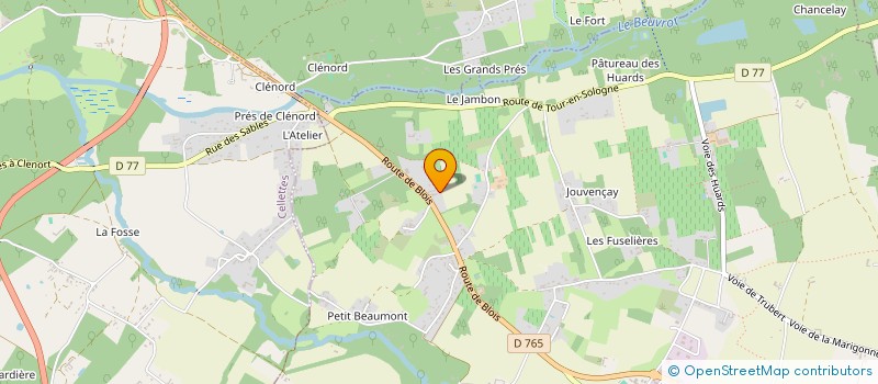 localisation de l'entreprise SOCIETE CIVILE IMMOBILIERE GES-IMMO  MONT-PRES-CHAMBORD