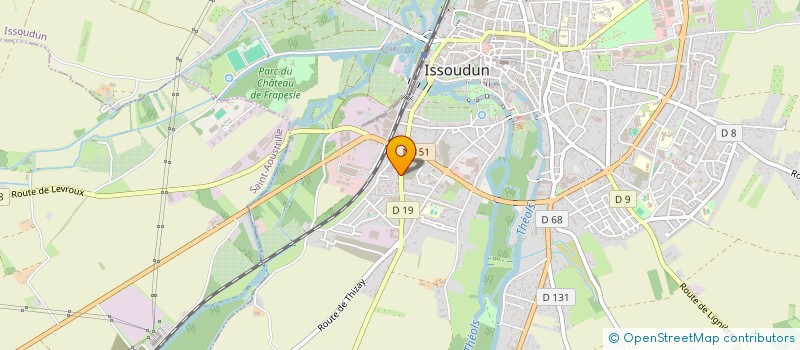 localisation de l'entreprise SOCIETE CIVILE IMMOBILIERE GESTION PATRIMONIALE AUJARD à ISSOUDUN