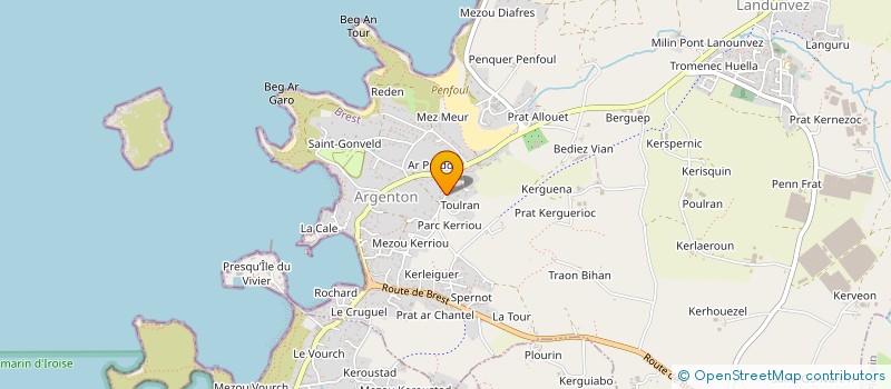 localisation de l'entreprise SOCIETE CIVILE IMMOBILIERE GFB  LANDUNVEZ