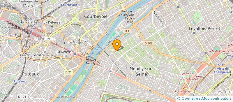 localisation de l'entreprise SOCIETE CIVILE IMMOBILIERE GGH1 à NEUILLY-SUR-SEINE