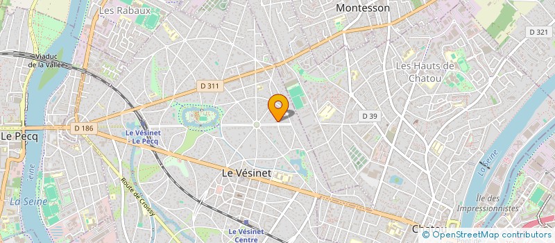 localisation de l'entreprise SOCIETE CIVILE IMMOBILIERE GIERES CONDAMINE  LE VESINET