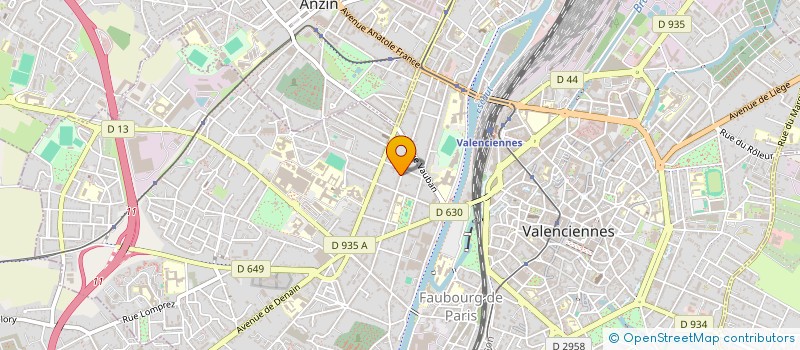 localisation de l'entreprise SOCIETE CIVILE IMMOBILIERE GILLES-RAPHAEL-ALICE-LAETITIA  VALENCIENNES