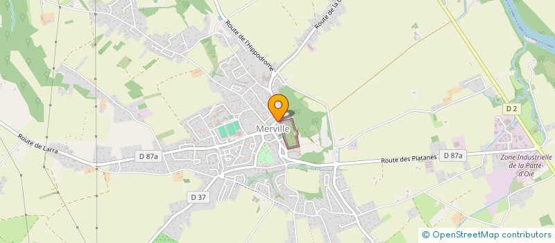 localisation de l'entreprise SOCIETE CIVILE IMMOBILIERE GIRAUD  MERVILLE