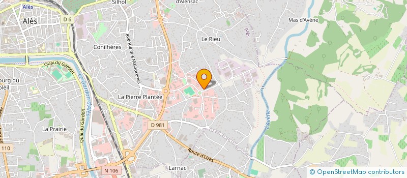 localisation de l'entreprise SOCIETE CIVILE IMMOBILIERE GIROUBOULEY  ALES