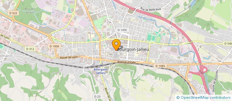 localisation de l'entreprise SOCIETE CIVILE IMMOBILIERE GKB 2015  BOURGOIN-JALLIEU