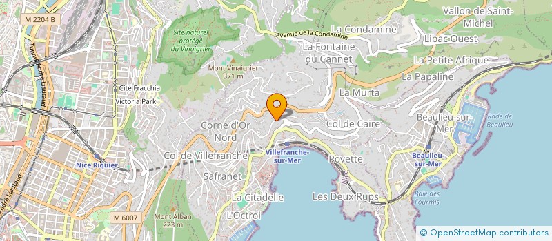localisation de l'entreprise SOCIETE CIVILE IMMOBILIERE GLANDORE à VILLEFRANCHE-SUR-MER