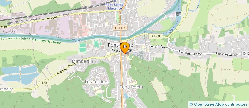 localisation de l'entreprise SOCIETE CIVILE IMMOBILIERE GLOO  PONT-SAINTE-MAXENCE