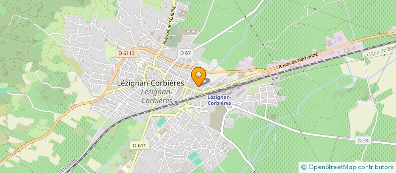 localisation de l'entreprise SOCIETE CIVILE IMMOBILIERE GMT SERVIES  LEZIGNAN-CORBIERES