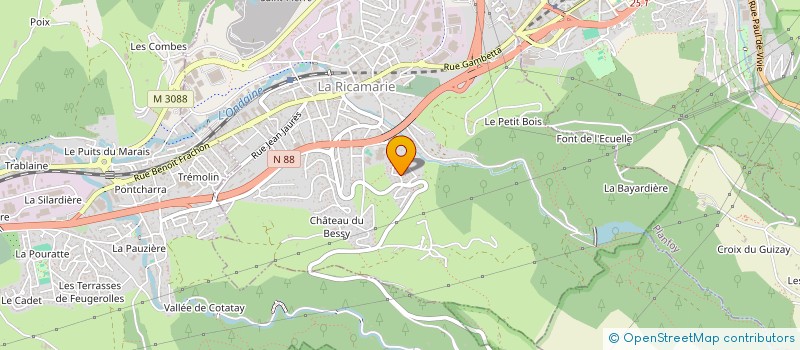 localisation de l'entreprise SOCIETE CIVILE IMMOBILIERE GO IMMOBILIER  LA RICAMARIE