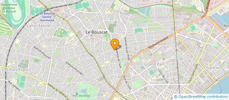 localisation de l'entreprise SOCIETE CIVILE IMMOBILIERE GOBERVILLE EN QUINCONCES  LE BOUSCAT