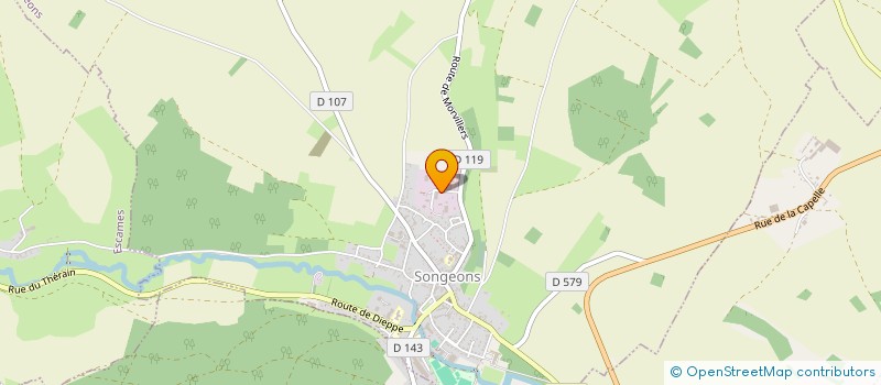 localisation de l'entreprise SOCIETE CIVILE IMMOBILIERE GODEFROY  SONGEONS