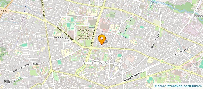 localisation de l'entreprise SOCIETE CIVILE IMMOBILIERE GOKOU KESSIE JOUSSAIN à PAU