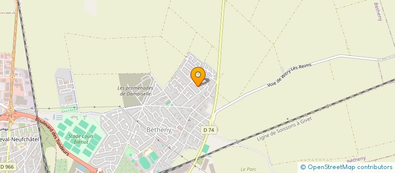 localisation de l'entreprise SOCIETE CIVILE IMMOBILIERE GORET-MACAULT  BOURGOGNE-FRESNE