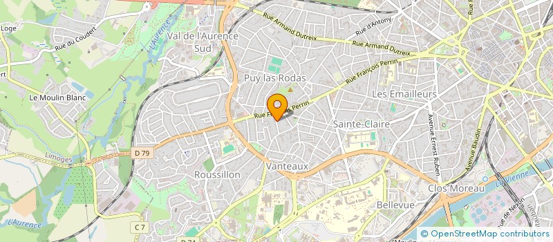 localisation de l'entreprise SOCIETE CIVILE IMMOBILIERE GOUROPE à LIMOGES