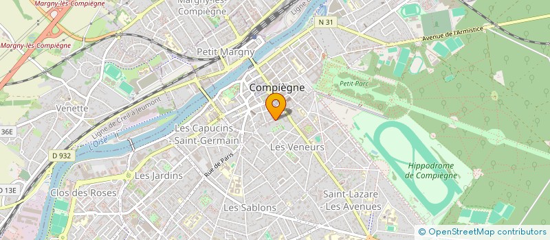 localisation de l'entreprise SOCIETE CIVILE IMMOBILIERE GRAGUIL  COMPIEGNE