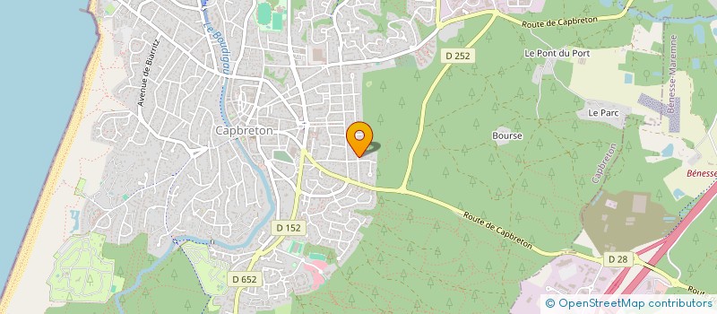 localisation de l'entreprise SOCIETE CIVILE IMMOBILIERE GRAND BRUCA à CAPBRETON