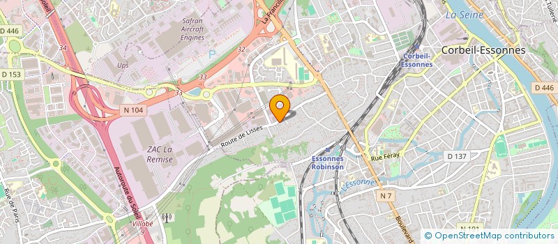 localisation de l'entreprise SOCIETE CIVILE IMMOBILIERE GRAND DU CIEL à CORBEIL-ESSONNES
